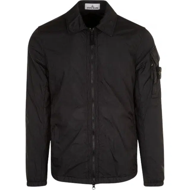 Stone Island FW22 Nylon Shirt Jacket Black