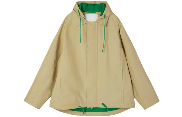 速写 纯色宽松连帽工装夹克外套 男女同款