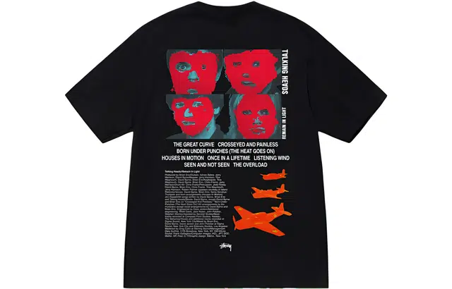 Stussy x TALKING HEADS FW23 REMAIN IN LIGHT TEE T