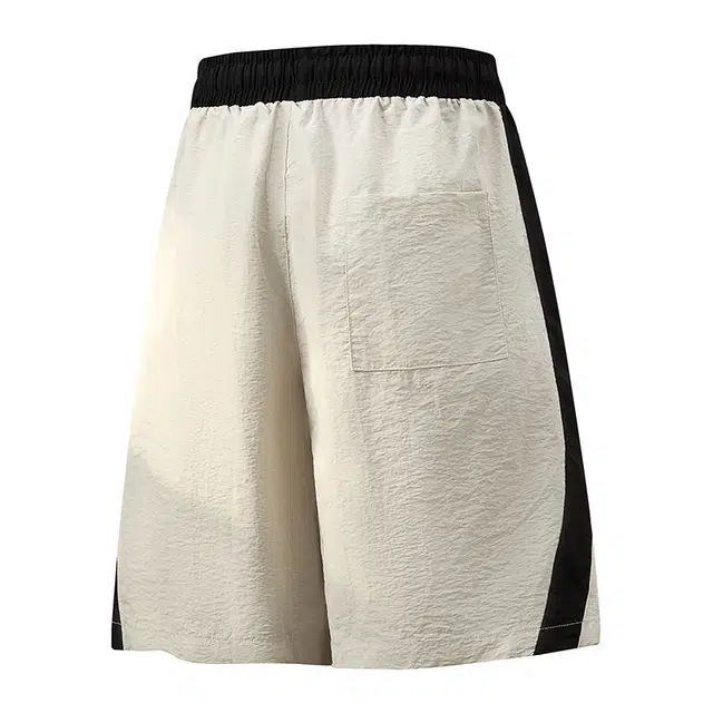 兰缪 美式复古基础款日常通勤舒适透气户外运动宽松休闲短裤 男女同款