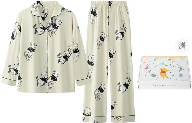 Gongdie x Disney Winnie the Pooh Pajama Set