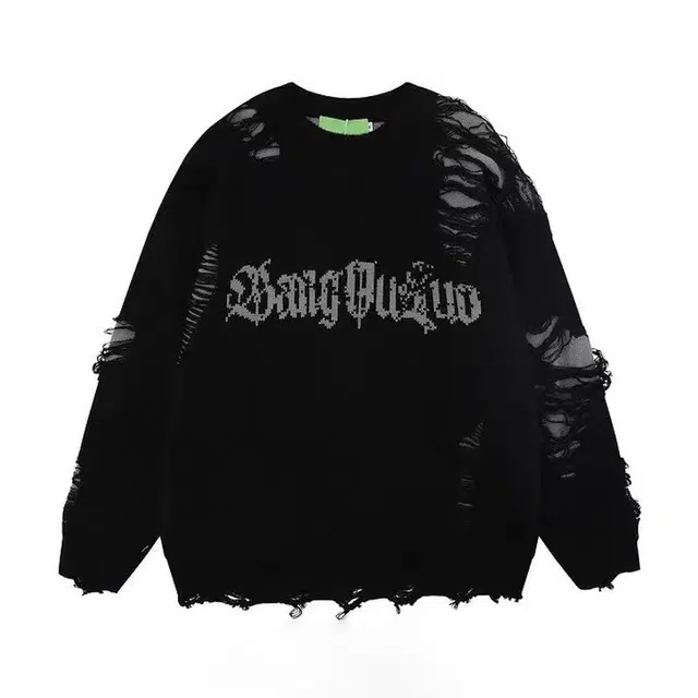 极限涡轮 街头痞帅镂空破洞潮流嘻哈针织衫 男女同款