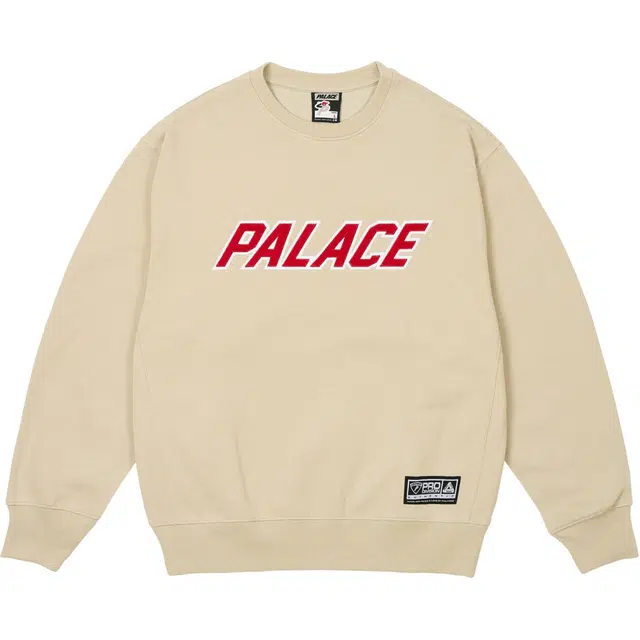 PALACE SS25 APPLIQUE TEAM CREW logo