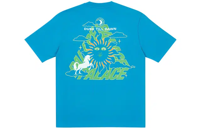 PALACE FW21 Da One T-Shirt Petrol Blue T