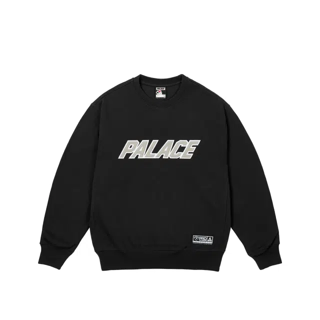 PALACE SS25 APPLIQUE TEAM CREW logo
