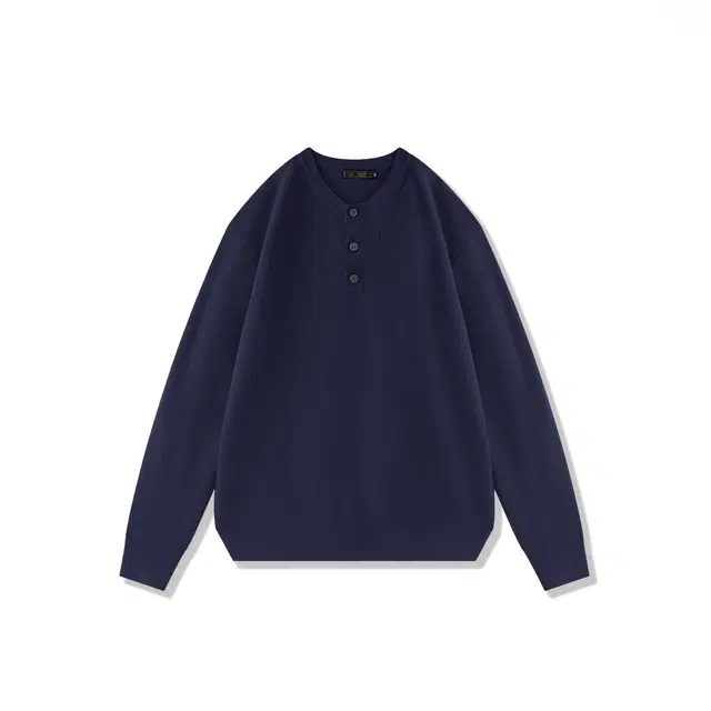 我是大卫 美式亨利领毛衣内搭打底衫休闲慵懒宽松潮流长袖针织衫 男女同款