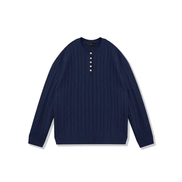 我是大卫 韩系慵懒纯色休闲简约百搭针织衫 男女同款