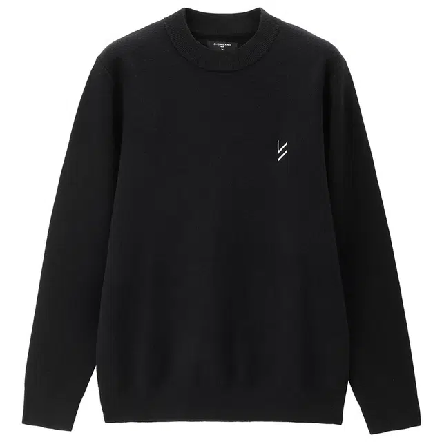 佐丹奴 合身小刺绣毛织小高领套头针织衫 男款