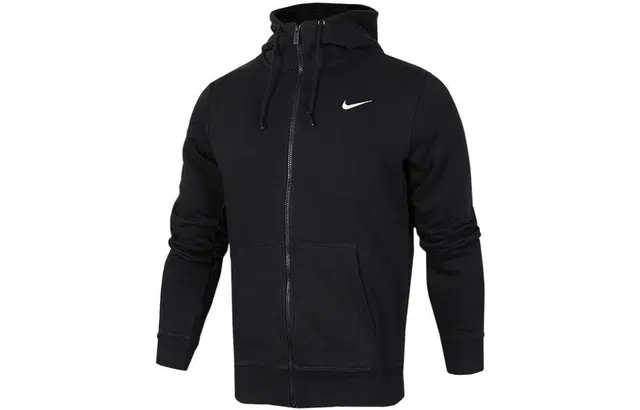 Nike Logo Zip Jacket Black