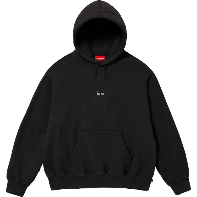 Supreme FW24 WEEK13 Micro Logo Hooded Sweatshirt
