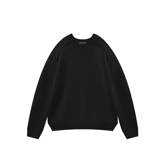 我是大卫 美式纯色高级感套头打底长袖宽松百搭慵懒风针织衫 男女同款