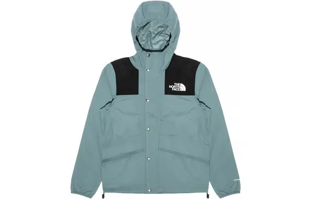 The North Face Logo Hoodie Jacket Misty Blue