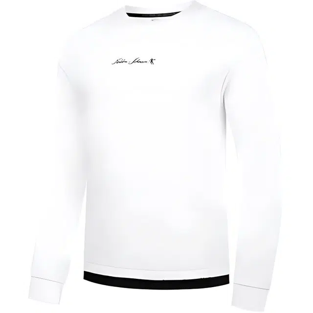 乔丹 运动生活系列 字母圆领舒适透气百搭休闲卫衣 男款 乔丹白/黑色