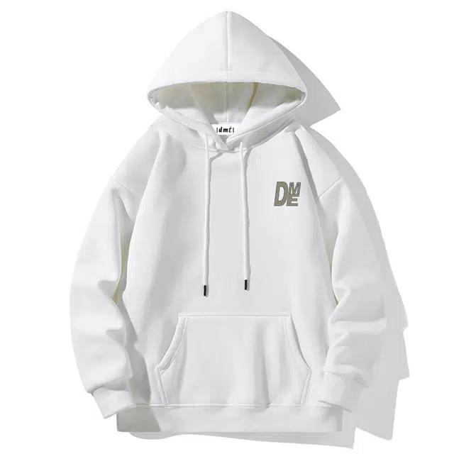 【dme】 美式复古连帽套头重磅舒适长袖休闲宽松卫衣 男女同款