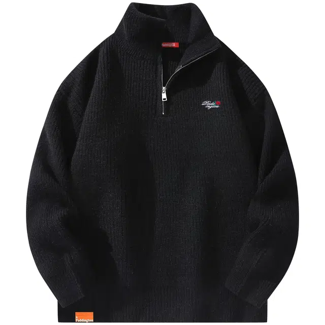 帕丁顿熊 基础款休闲宽松保暖加厚针织衫 男女同款