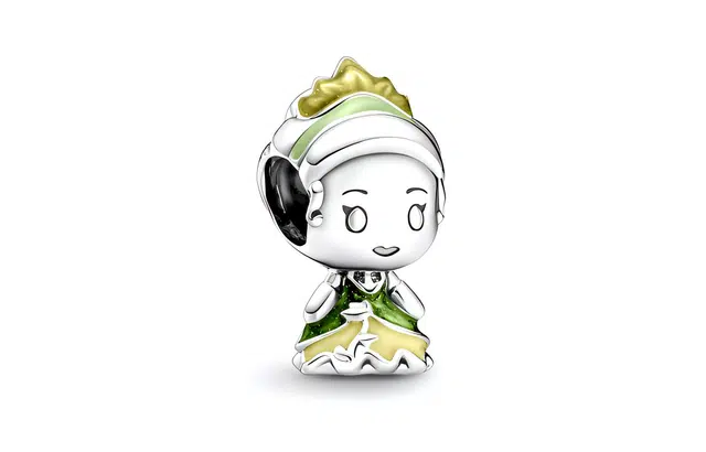 Pandora Disney Princess Tiana and Frog Prince Charm