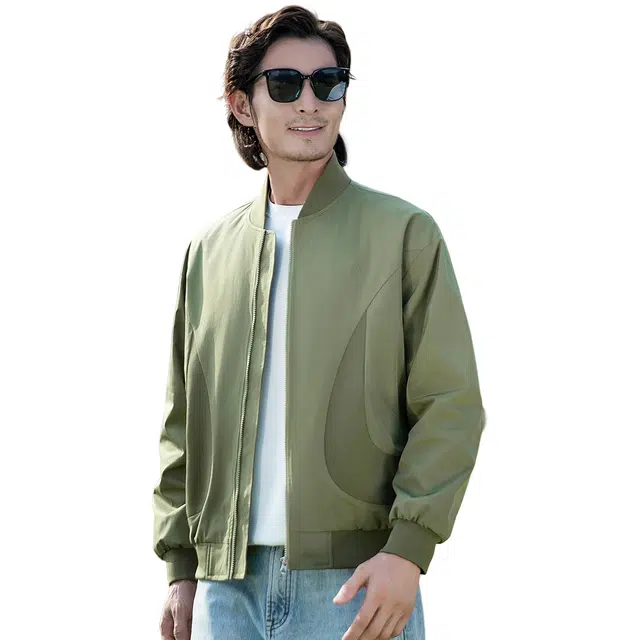 富铤 学院风简约户外山系防风挺括工装夹克外套 男款