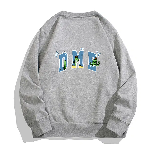【dme】 简约美观大气美式重磅宽松百搭嘻哈风卫衣 男女同款