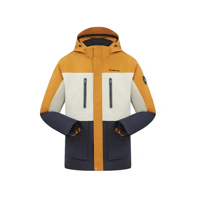探路者 明星同款 防风防水保暖登山服 可拆卸内胆 三合一冲锋衣 冬季外套 男女同款