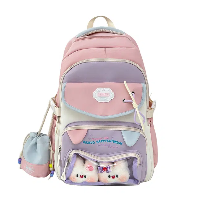 行途 透明痛包可爱 尼龙 组合装 女款 多色