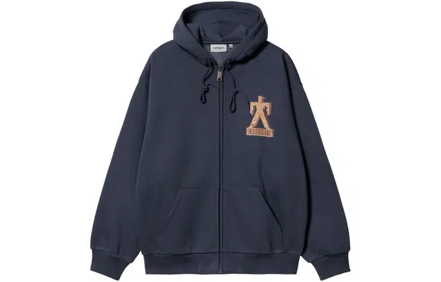 Carhartt WIP Hooded Built Sweat Jacket Navy