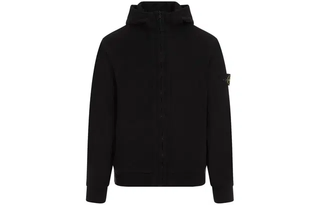 Stone Island Black Hooded Jacket
