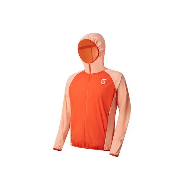 马孔多 舒适简约百搭休闲连帽插肩防晒服 男款 桃子果冻