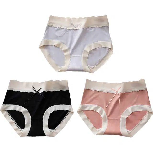 莫代尔 抗菌透气无痕内裤 女款 组合装