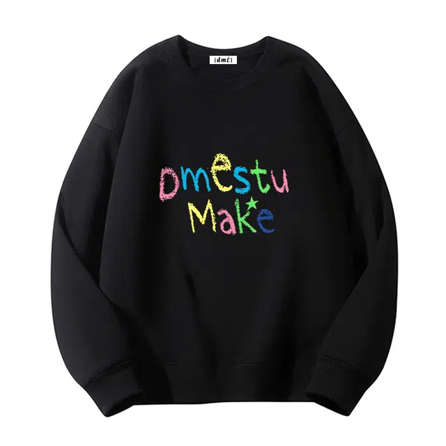 【dme】 简约美观大气美式重磅宽松校园风卫衣 男女同款