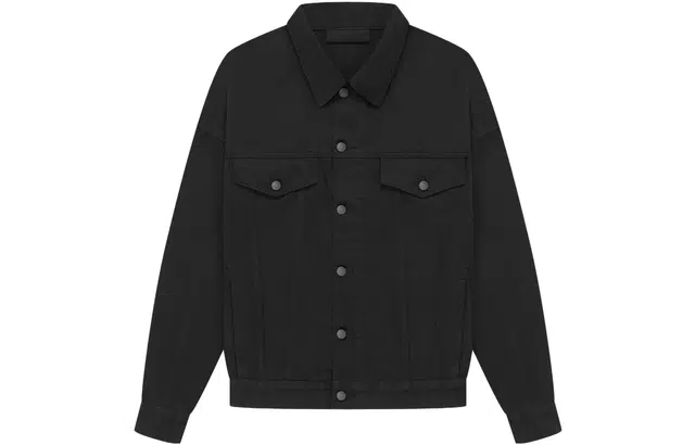 Fear of God Essentials Denim Jacket Jet Black