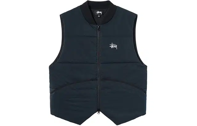 Stussy FW21 Prlmaloft Quilted Vest Logo