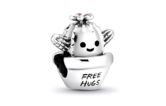 Pandora Cactus Hug Charm Silver