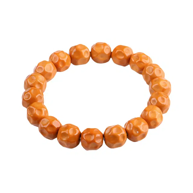 富珠汇 【招财 招桃花】国潮国风复古百搭无相奶酪手工雕刻 猴头核桃 手串 男女同款情侣款