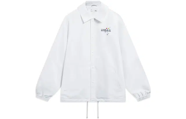 李宁 宽松休闲夹克外套 男款 白色