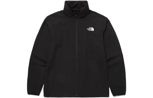 The North Face SS23 Logo Zip Hoodie Jacket Black