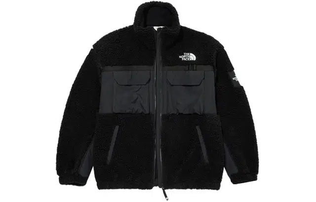 The North Face Logo Fleece Jacket Black