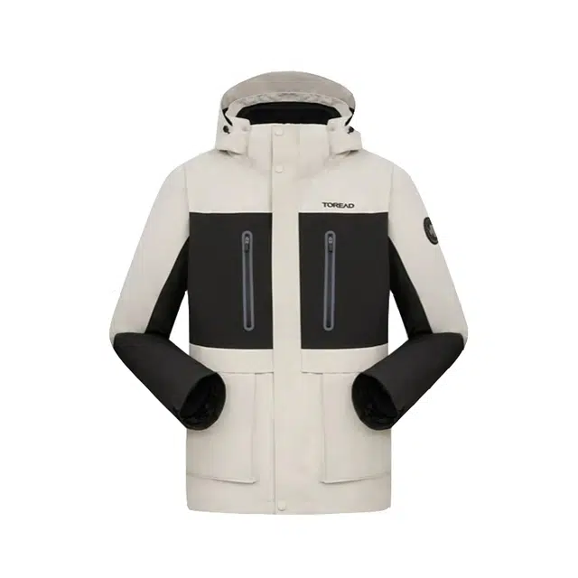 探路者 明星同款 防风防水保暖登山服 可拆卸内胆 三合一冲锋衣 冬季外套 男女同款