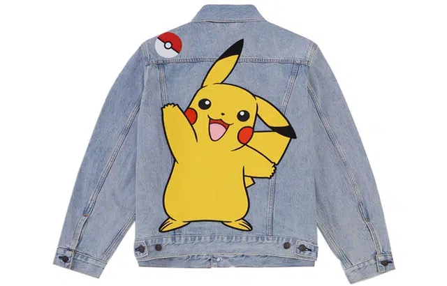 Levis x Pokémon Pikachu Embroidered Denim Jacket