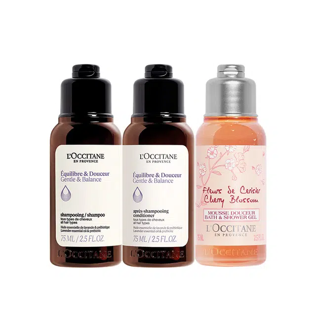 欧舒丹 沐浴啫喱洗护体验装 保湿补水 星品留香