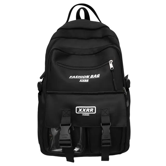 醇龙 简约时尚潮流初中生高中 棉 书包背包双肩包 男女同款情侣款 多色