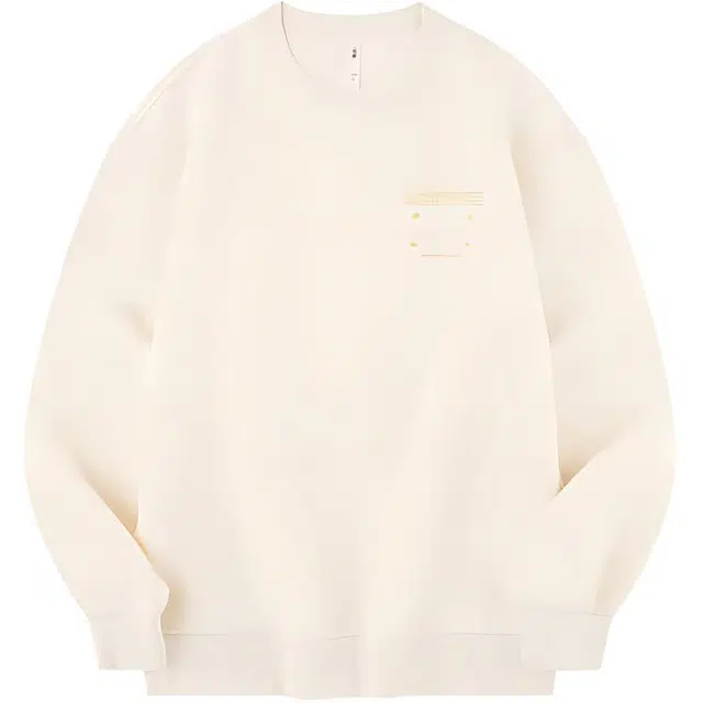 乔丹 质燥运动生活系列 字母圆领舒适透气百搭休闲宽松卫衣 男款 奶油白