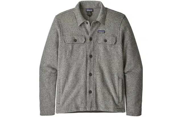 patagonia Better Sweater Shirt Jacket Logo