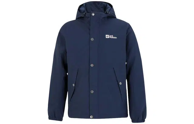 Jack Wolfskin Logo Embroidered Outdoor Jacket