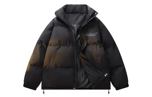 王者荣耀 梦奇款 美式复古加厚面包服立领简约宽休闲舒适棉服 男女同款 清风绿