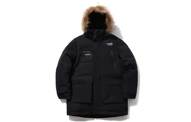 Li-Ning Sports Fashion Series Mid-Length Hooded Down Jacket Black