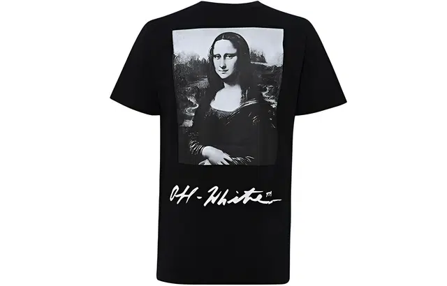 OFF-WHITE Mona Lisa Print T-Shirt Black