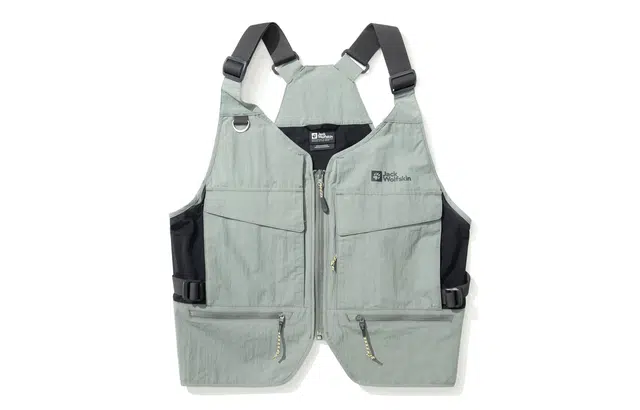 Jack Wolfskin Water-Repellent Vest Green