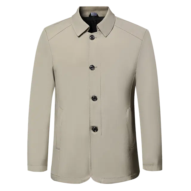 雅鹿 商务休闲翻领夹克外套 男款