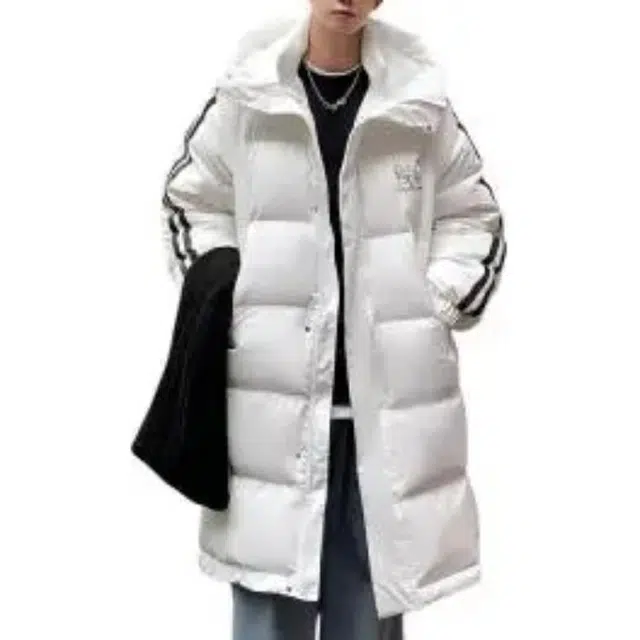 雅鹿 日系新潮基础款纯色防风保暖连帽羽绒服 男女同款