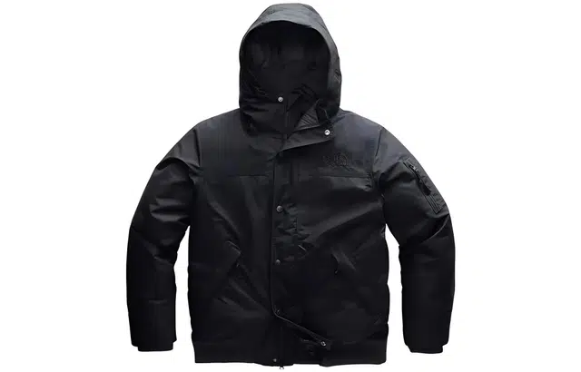 The North Face Logo Print Hoodie Jacket Black Men's